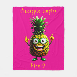 Pineapple Empire Fleece Blanket