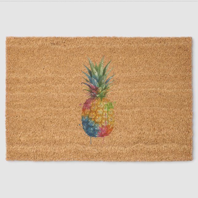 Pineapple Fiber Doormat (Front)