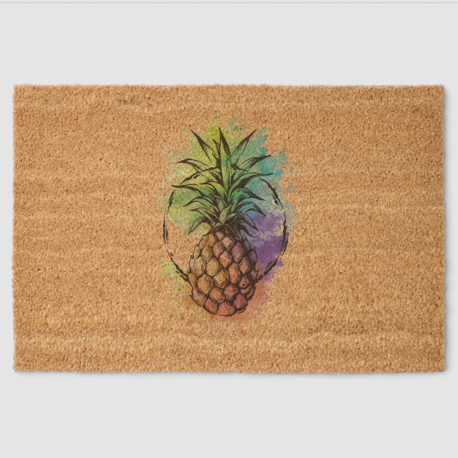 Pineapple Fiber Doormat (Front)