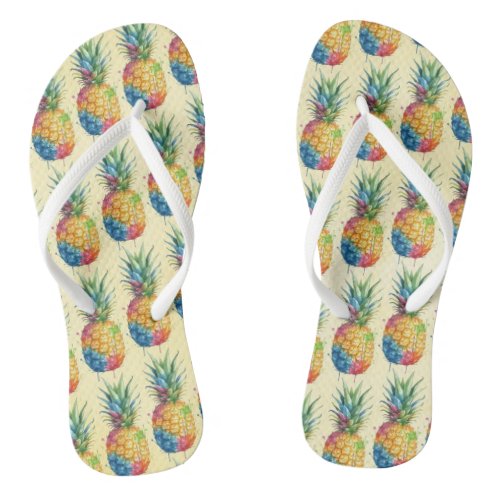 Pineapple Flip Flops
