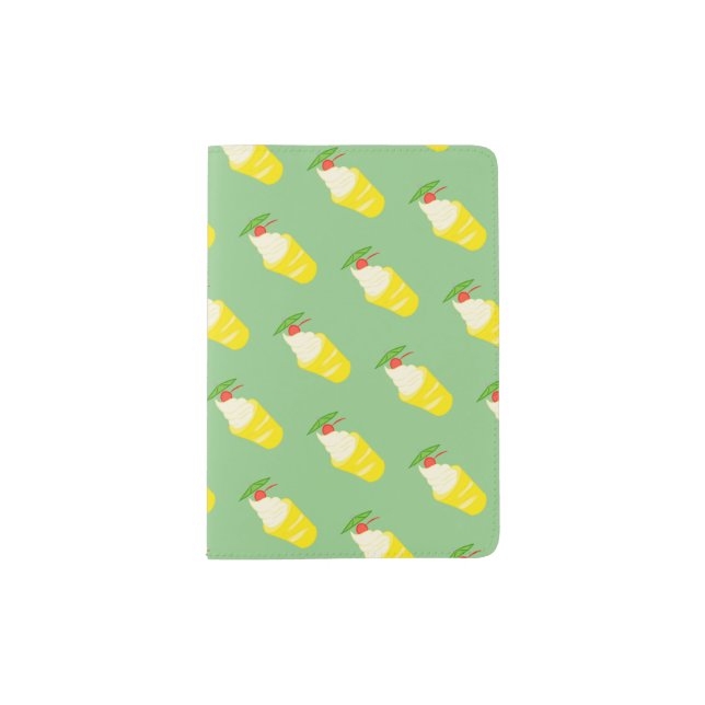 Pineapple Float Passport Holder (Front)