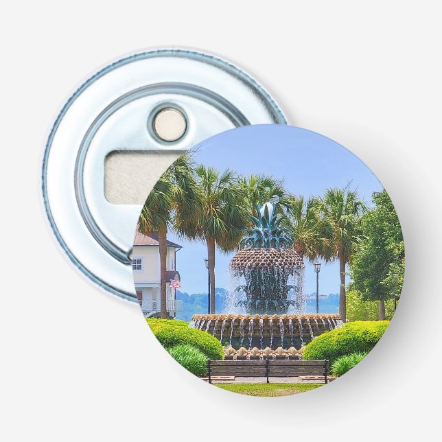 Pineapple Fountain bottle opener (Front)