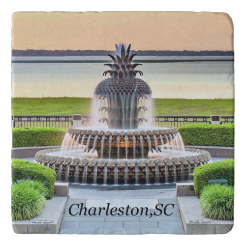  Pineapple Fountain Charleston Trivet