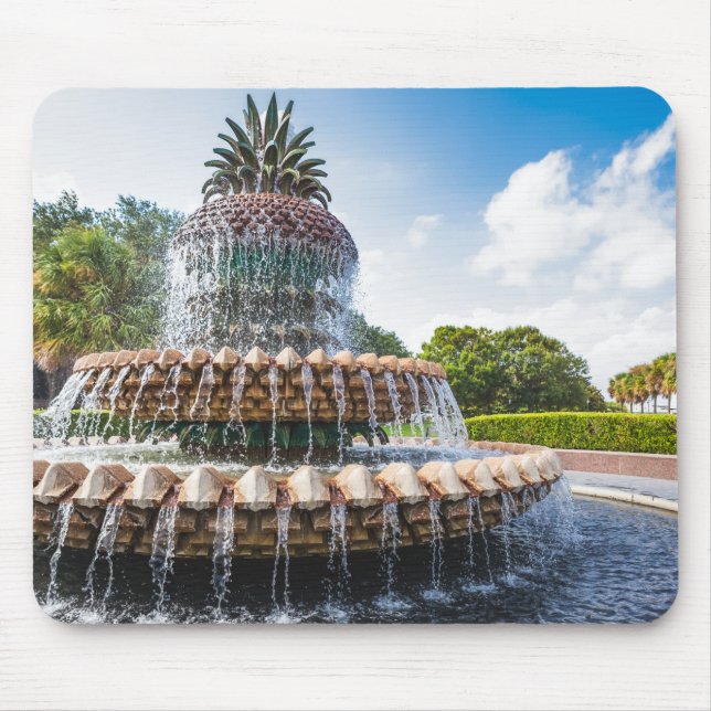 Pineapple Fountain in Charleston, SC Mouse Pad (Front)