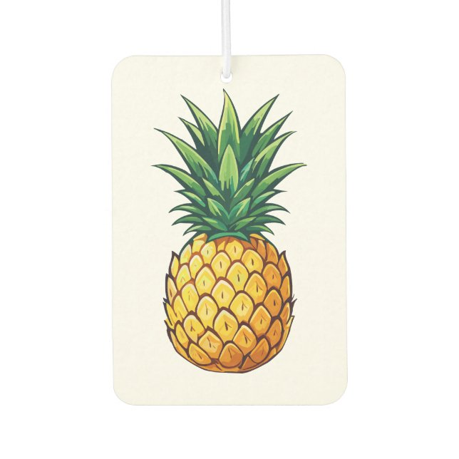 Pineapple fruit air freshener (Front)