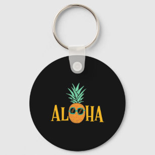 Pineapple Fruit Aloha Beaches Hawaii - Hawaiian 1  Keychain