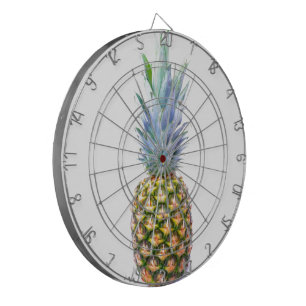 Pineapple Fruit Beach Dessert Colorful Tropical Dartboard