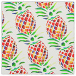 Pineapple fruit colorful pop art fabric