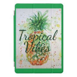 Pineapple Fruit Food Tropical Vibes Orange Lime iPad Pro Cover