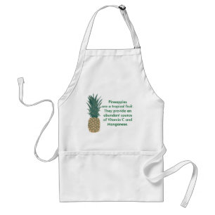 Pineapple Fruit Learning Aprons
