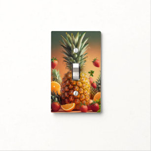 Pineapple Fruit Mix Colorful Light Switch Cover