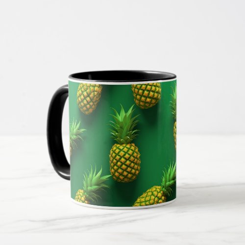 Pineapple fruit mug