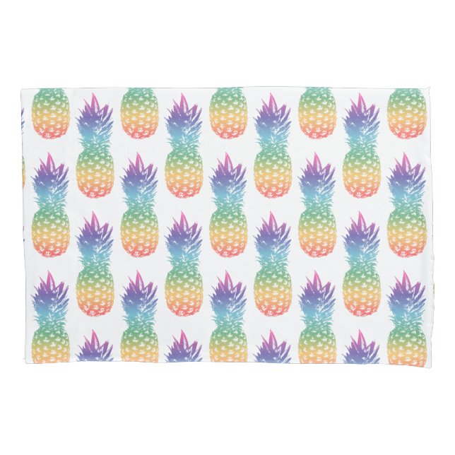 Pineapple fruit pattern custom pillow case (Front)
