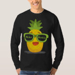 Pineapple Fruit Sunglasses Aloha Beaches Hawaii -  T-Shirt