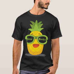Pineapple Fruit Sunglasses Aloha Beaches Hawaii - T-Shirt