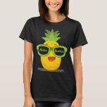 Pineapple Fruit Sunglasses Aloha Beaches Hawaii -  T-Shirt