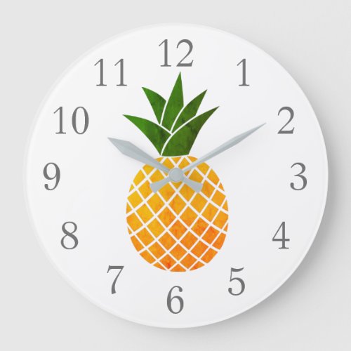 Pineapple Fruit Wall Clock