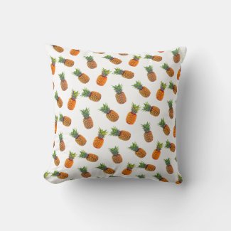 Pineapple Fruits on White
