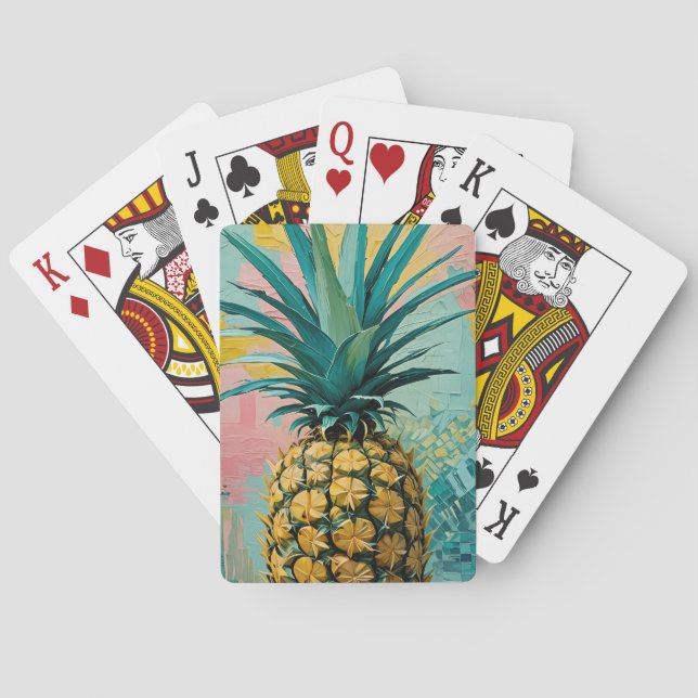 Pineapple Fusion Poker Cards (Back)