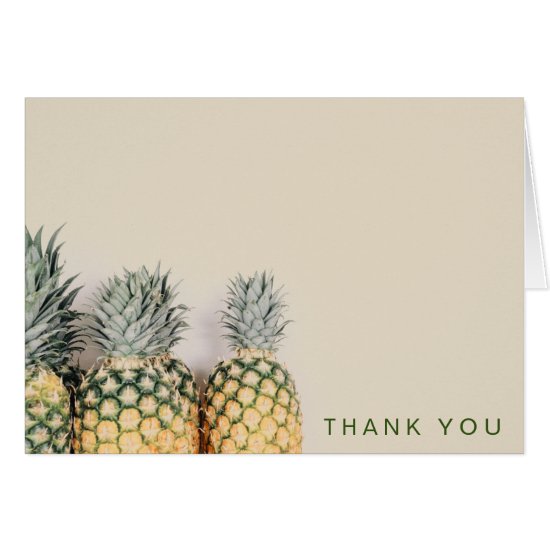 Pineapple Generic Thank You Card