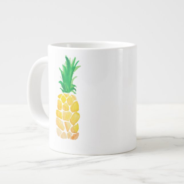 Pineapple Giant Coffee Mug (Front Left)