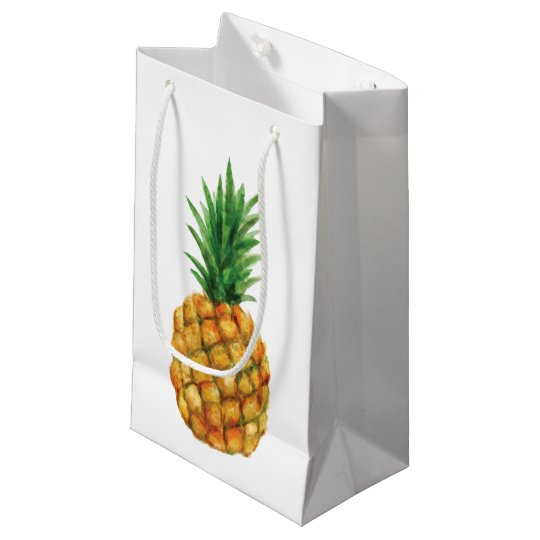 Pineapple Gift Bag Large, Glossy
