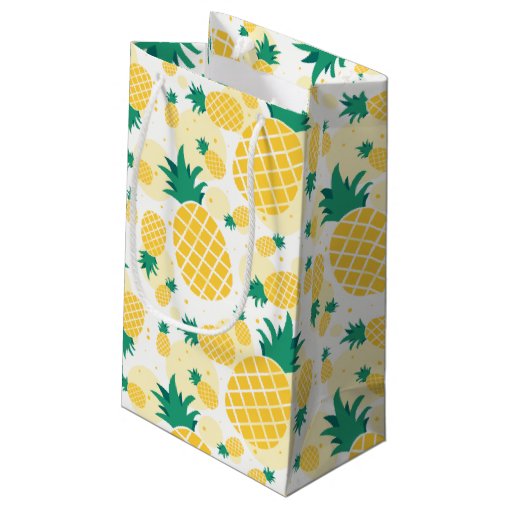 Pineapple Gift Bag Small, Glossy Zazzle