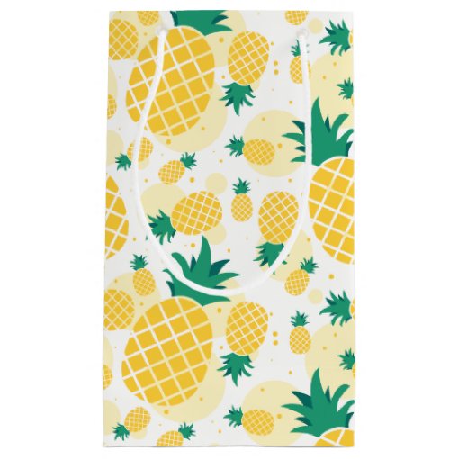 Pineapple Gift Bag Small, Glossy Zazzle