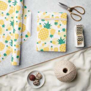 Pineapple Glossy Wrapping Paper, 30" x 6' Wrapping Paper
