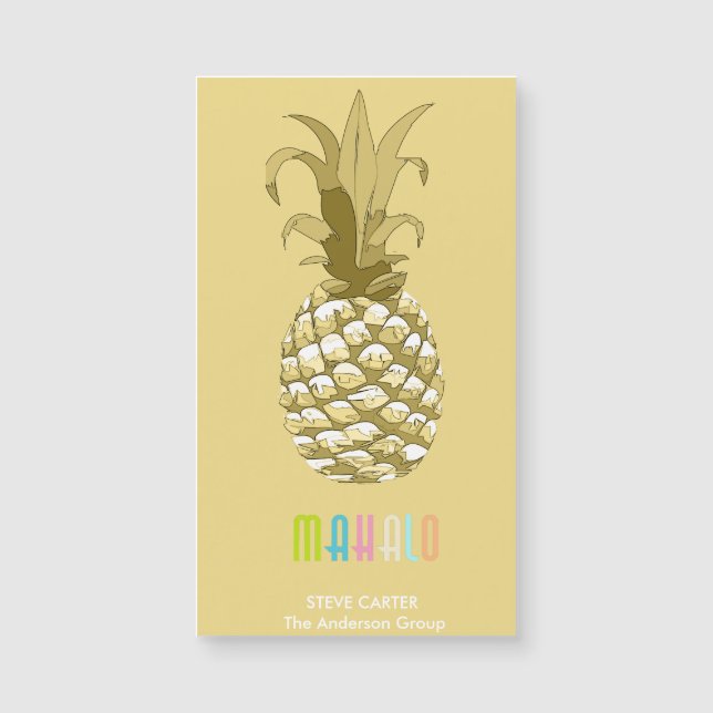 Pineapple Gold Mahalo ID239 (Front)