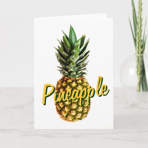 Pineapple greeting cards