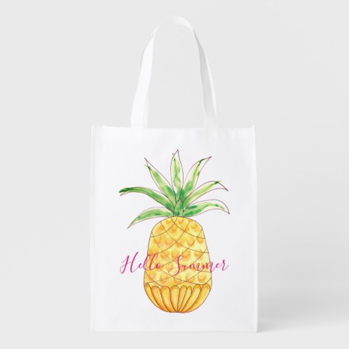 Pineapple Grocery Bag