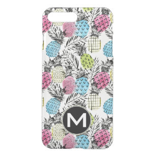 Pineapple Grunge Palms Monogram iPhone 8 Plus/7 Plus Case