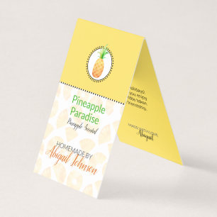 Pineapple Homemade Bath & Body Label Tag