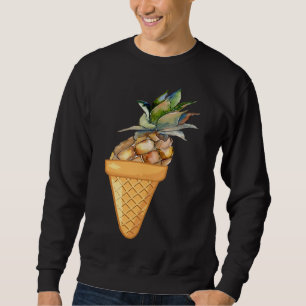 PINEAPPLE ICE CREAM - FUNNY FRUIT AND ICE CREAM CO SWEATSHIRT