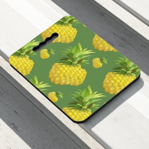 Pineapple Illustration Seat Cushion