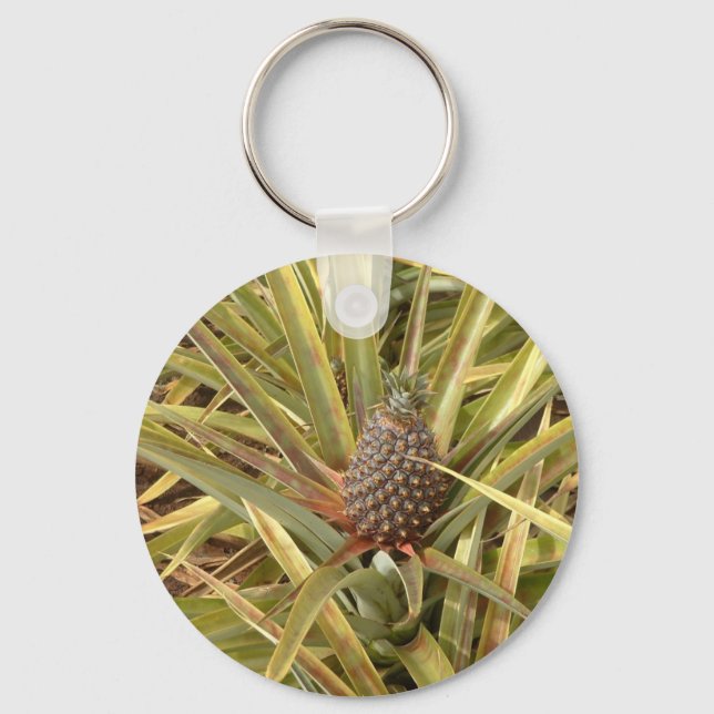 Pineapple in Paradise Keychain (Front)