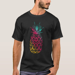 Pineapple In Techno Colors Festival Synthesizer Mo T-Shirt