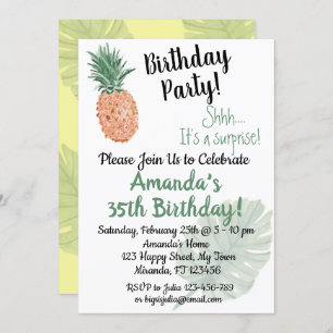 Pineapple Invitation