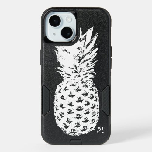 Pineapple iPhone 15 Otterbox Commuter Series Case