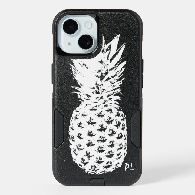 Pineapple iPhone 15 Otterbox Commuter Series Case (Back)