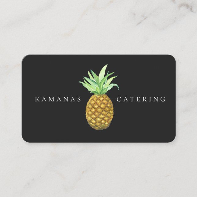 Pineapple Island Catering Business Card (Front)