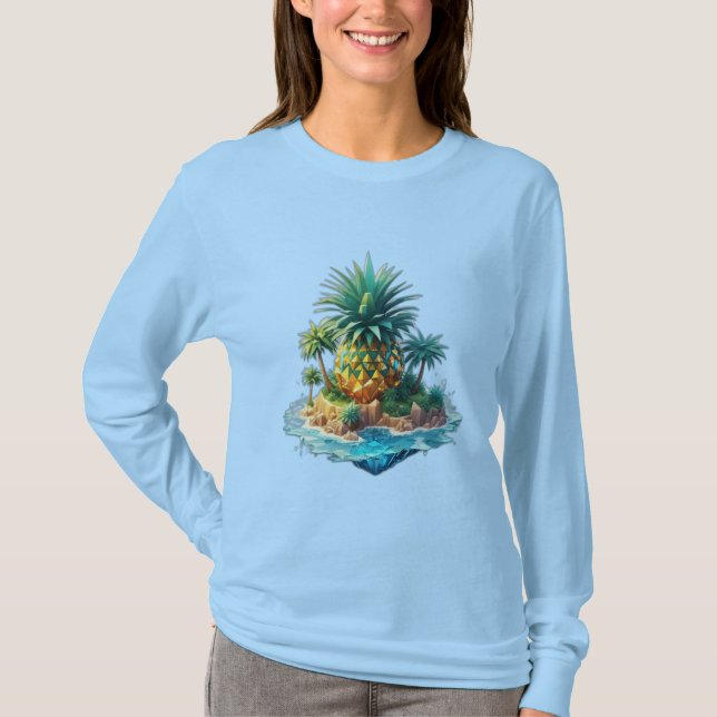 Pineapple Island. T-Shirt (Front)