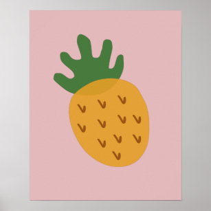 Pineapple IVF   Cute Pink Infertility Awareness Poster