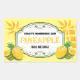 Pineapple Jam Label Sticker | Zazzle