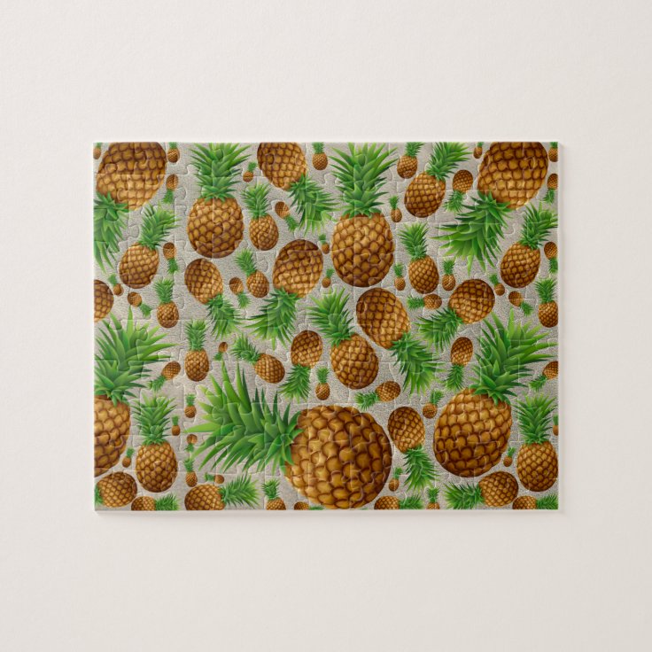 Pineapple Jigsaw Puzzle Zazzle
