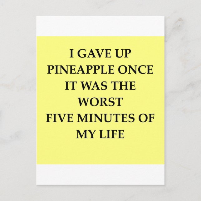 PINEAPPLE.jpg Postcard (Front)