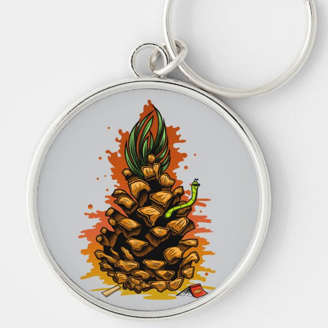 PineApple Keychain (Front)