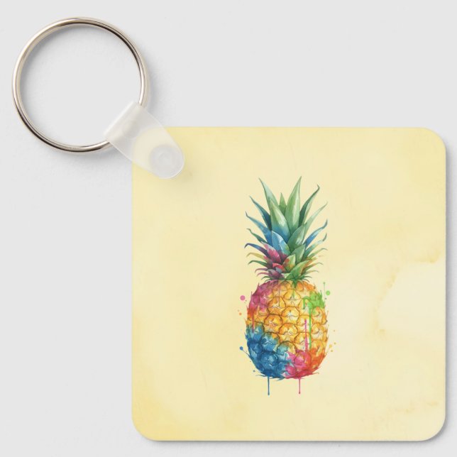 Pineapple Keychain (Front)