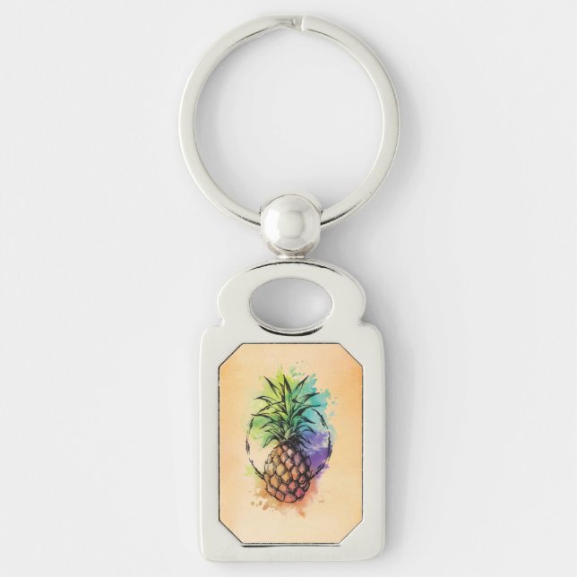 Pineapple Keychain (Front)